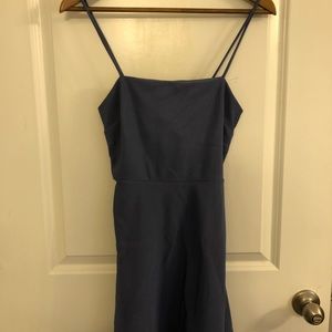 Light Blue Urban Outfitters Dress with Open Back
